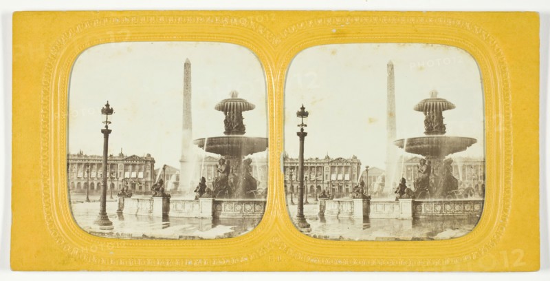 Place de la Concorde, 1875/99. Creator: Unknown.