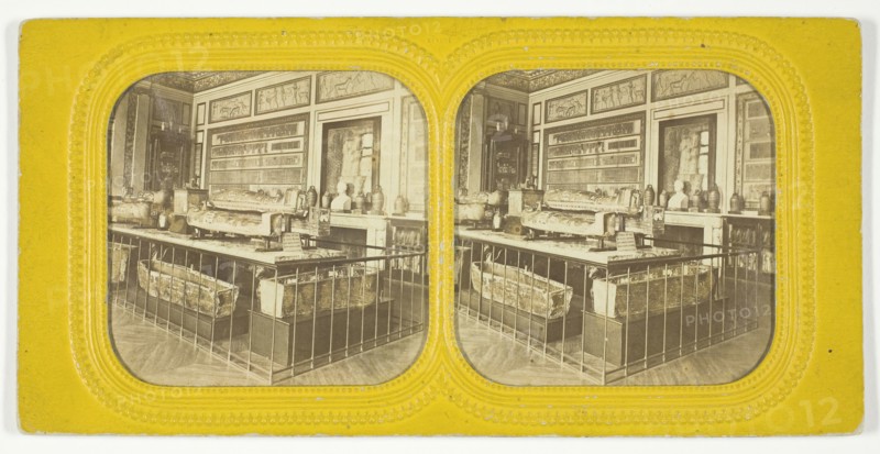 Salle des Sarcophages Egyptiens, Louvre, 1875/99. Creator: Unknown.