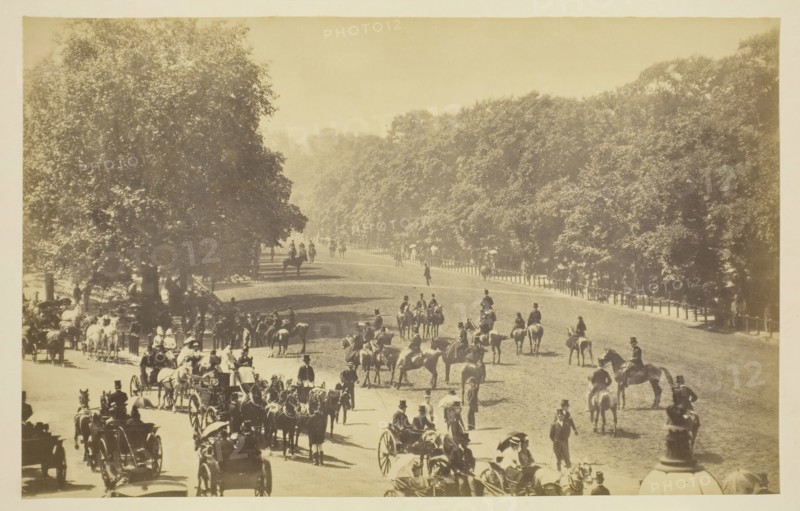 Rotten Row, 1850-1900. Creator: Unknown.