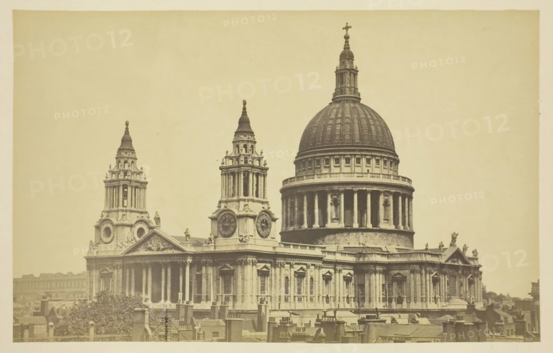St. Paul's Cathedral, 1850-1900. Creator: Unknown.