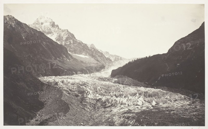 Savoie 48. Aiguille et glacier d’Argentières (Savoy 48. The Needle and the Argentières Glacier), c.  Creator: Auguste-Rosalie Bisson.