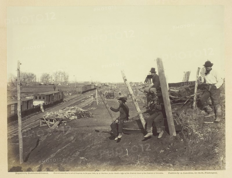Manassas Junction, March 1862. Creators: Barnard & Gibson, George N. Barnard, James F. Gibson.
