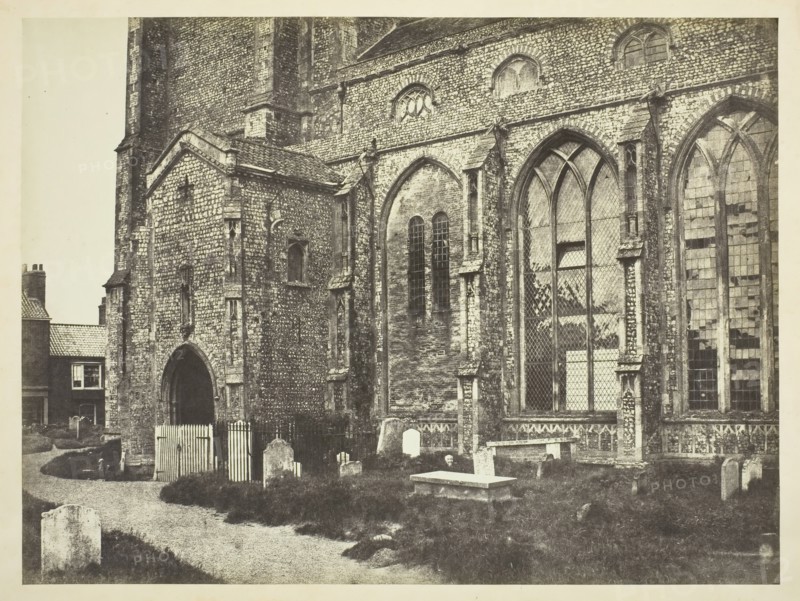 Southside of Cromer Church, c. 1850s. Creator: Benjamin Brecknell Turner.
