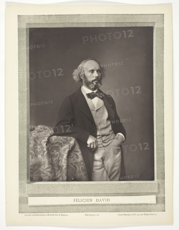 Félicien David [French composer], 1875/76.  Creator: Bertall et Cie.