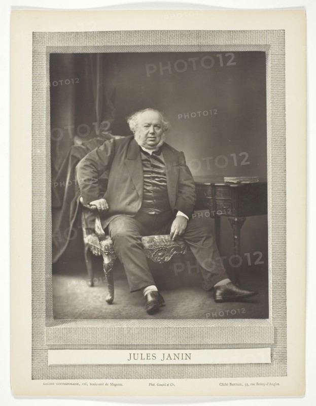 Jules Janin, 1875/77. Creator: Bertall.