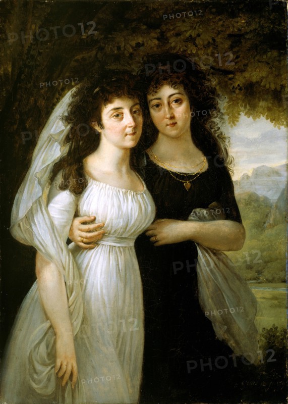 Portrait of the Maistre Sisters, 1796. Creator: Antoine-Jean Gros.