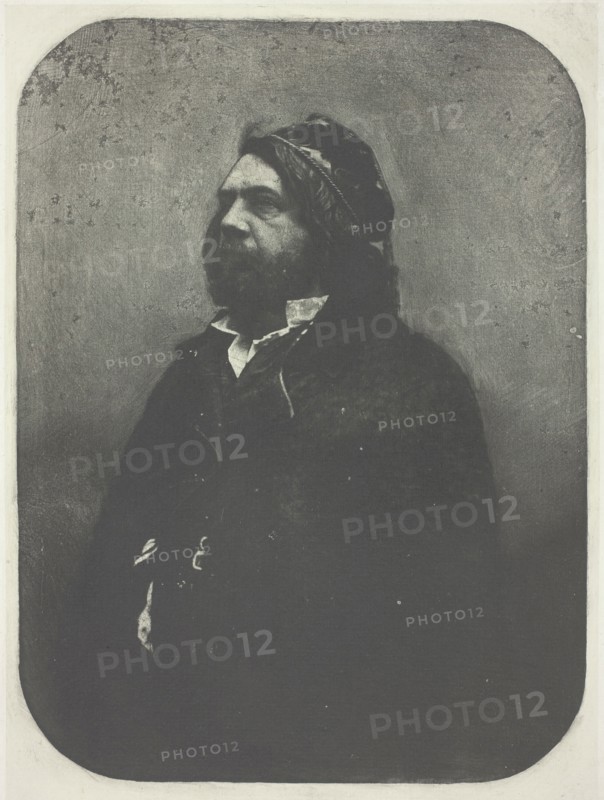 Portrait de Theophile Gautier d'apres Nadar, c. 1857, printed 1982. Creator: Charles Nègre.