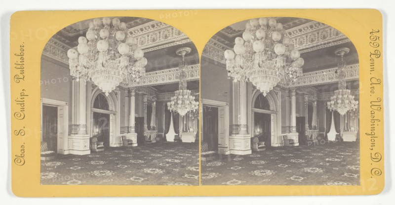 East Room, White House, late 19th century. Creator: Charles. S. Cudlip.