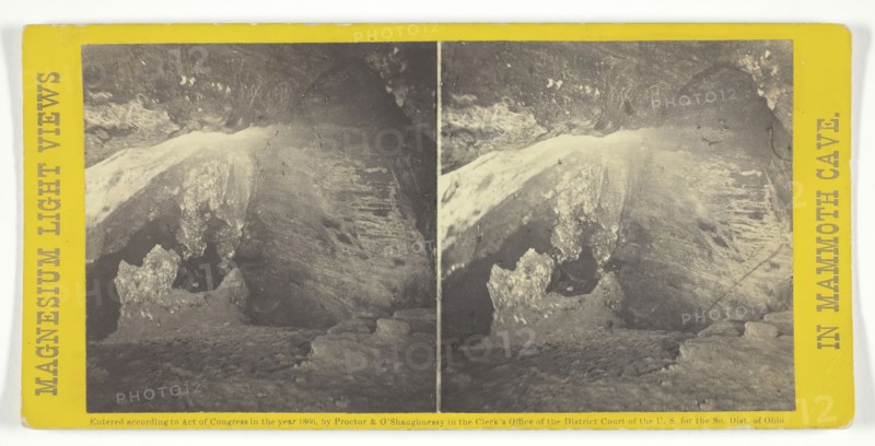 Angelica's Grotto, 1866. Creator: Charles Waldack.