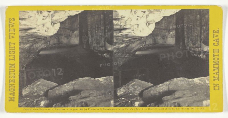 Bottomless Pit and "Bridge of Sighs", 1866. Creator: Charles Waldack.