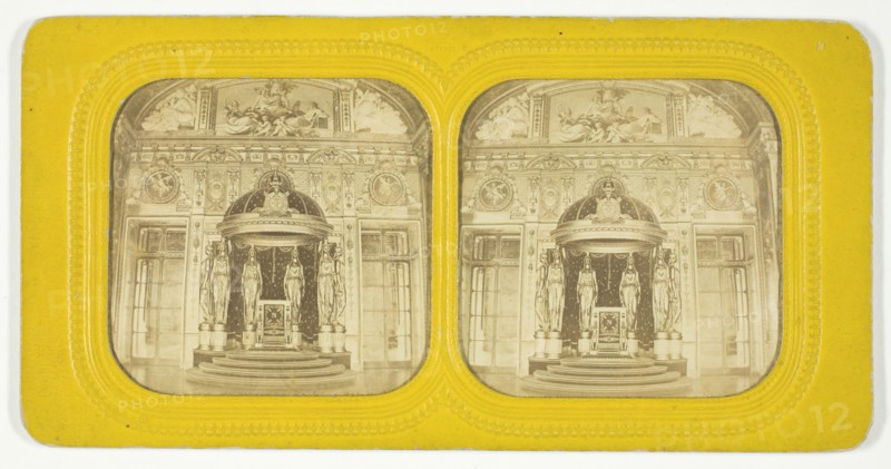 Throne, 1875/99. Creator: Deposé.