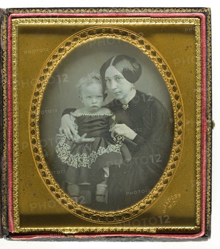 Untitled [woman and child], 1844/64.  Creator: E. Jacobs.