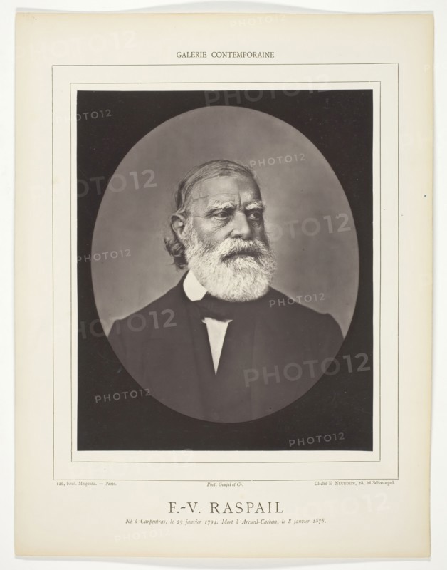 F.V. Raspail, c. 1876. Creator: Etienne Neurdein.