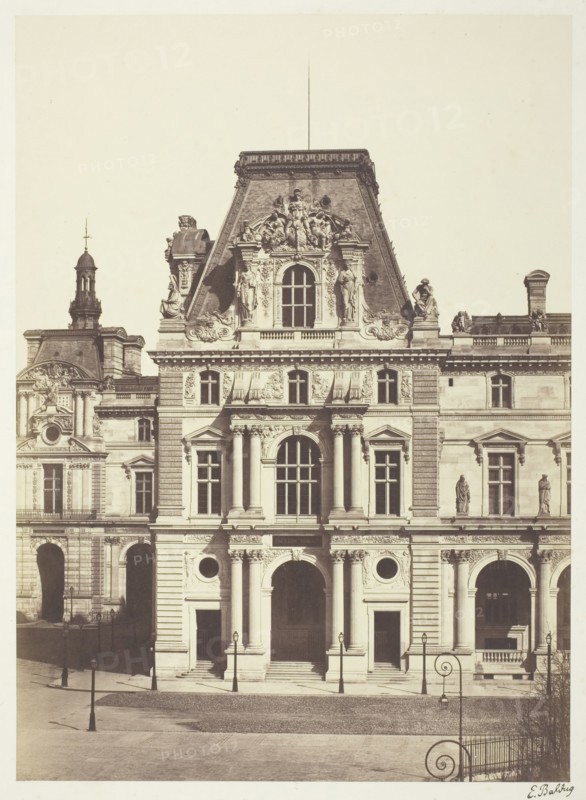 Les Tuileries, 1855/57. Creator: Edouard Baldus.