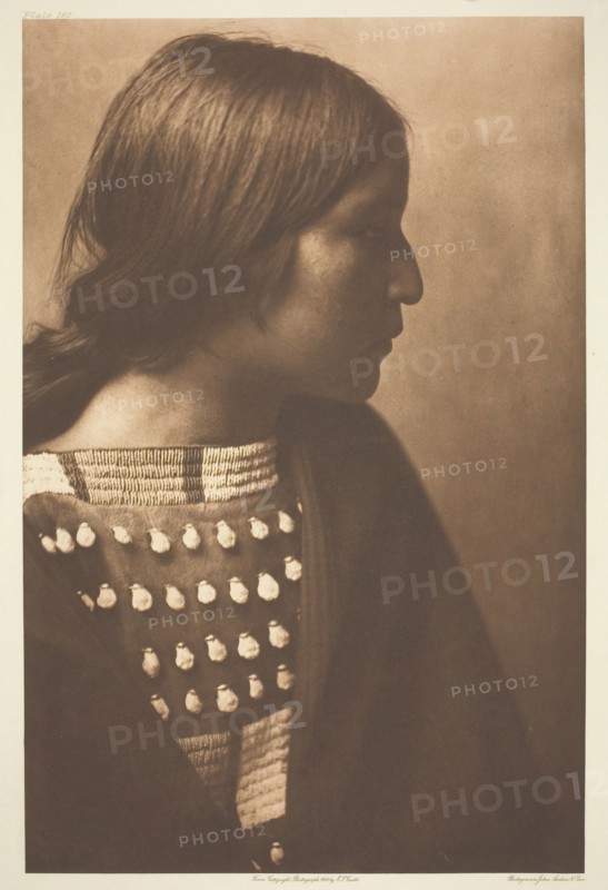 Arikara Girl, 1908. Creator: Edward Sheriff Curtis.