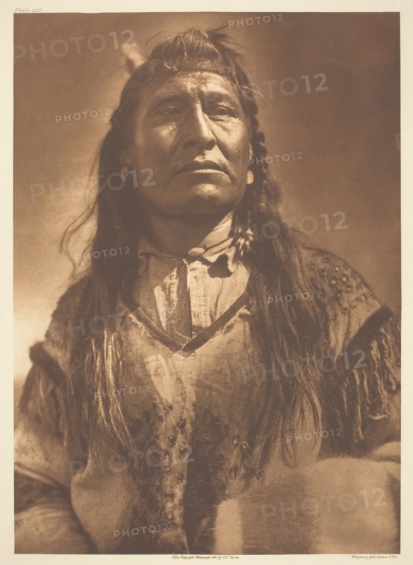 New Chest - Piegan, 1910. Creator: Edward Sheriff Curtis.