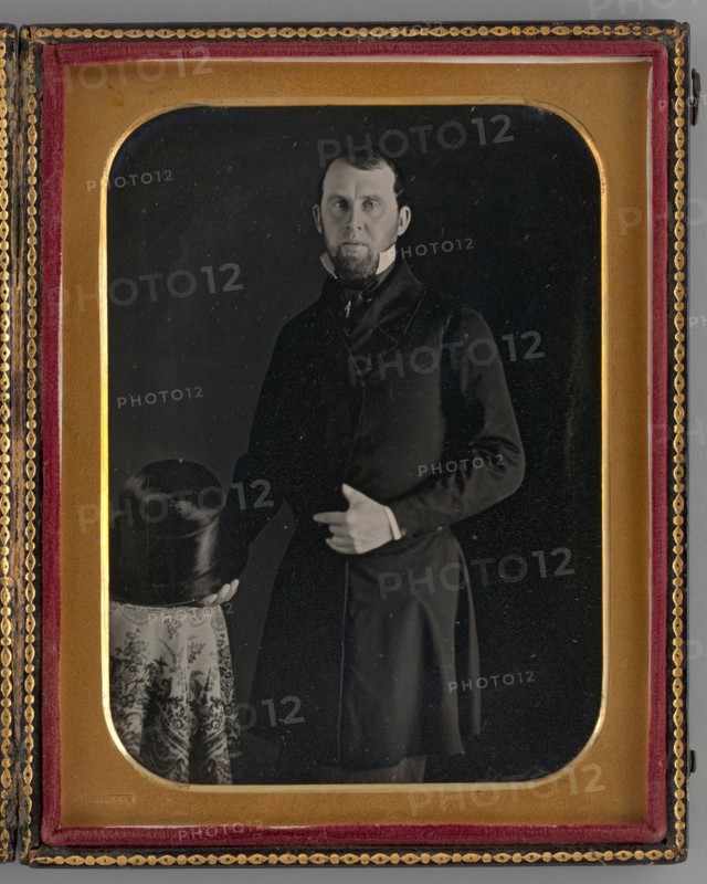 Untitled (Portrait of a Standing Man), 1848. Creator: Edward Tompkins Whitney.