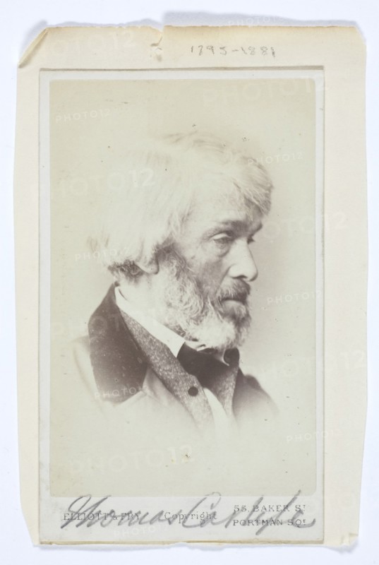 Thomas Carlyle, 1863-69. Creator: Elliott & Fry.
