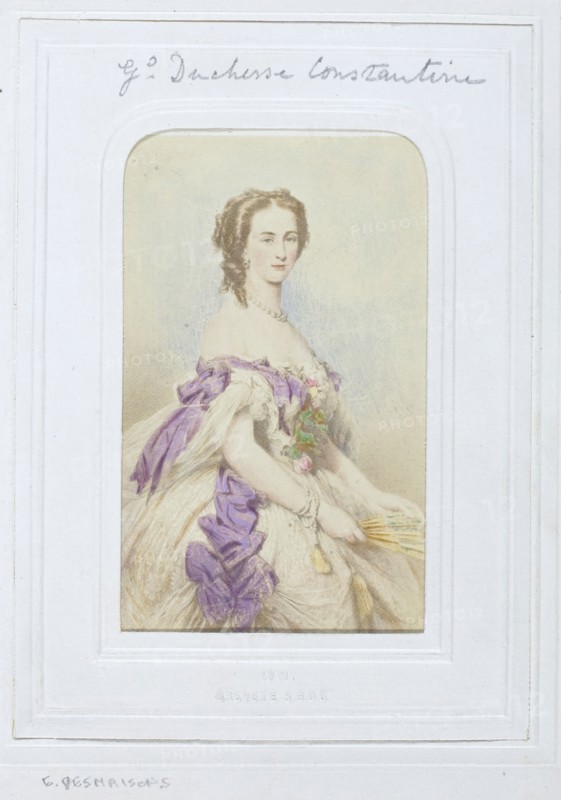 Grand Duchess Constantine, 1860-69. Creator: Émile Desmaisons.
