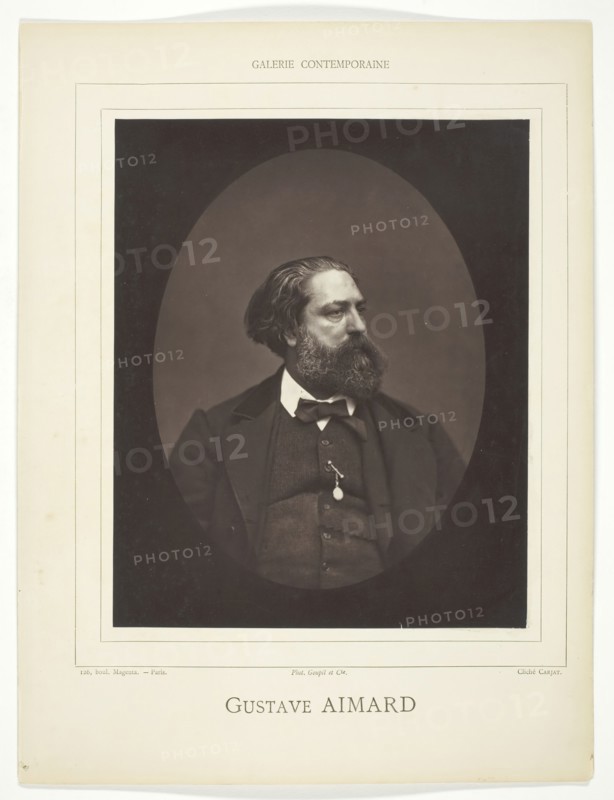 Gustave Aimard, c. 1876. Creator: Etienne Carjat.