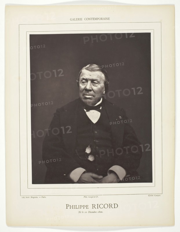 Philippe Ricord, c. 1876. Creator: Etienne Carjat.
