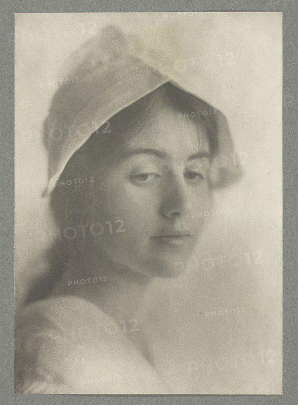 A Study Head, c. 1899. Creator: Eva Watson-Schutze.