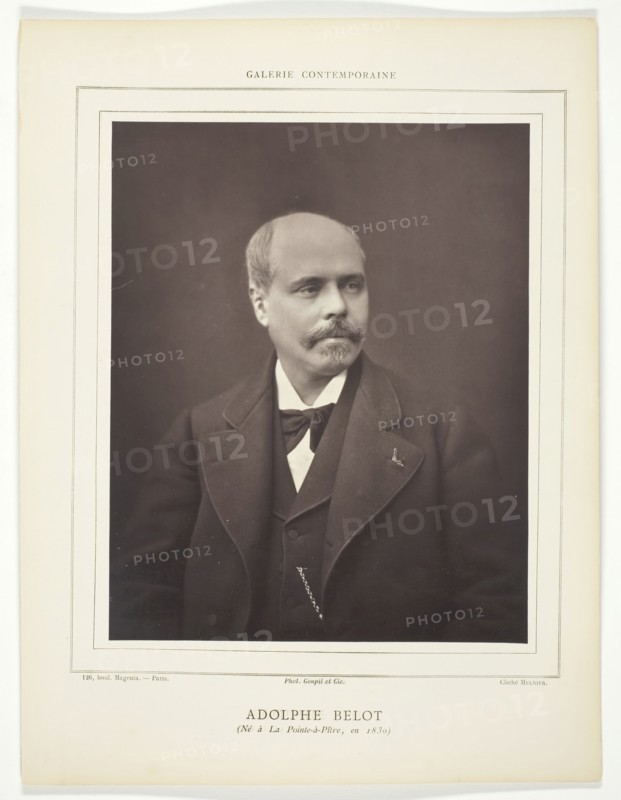 Adolphe Belot [French playwright and novelist], c. 1876. Creator: Ferdinand J. Mulnier.