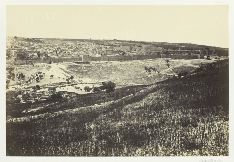 Jerusalem, from the Mount of Olives, No.2, 1857. Creator: Francis Frith.