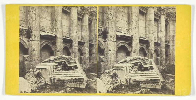 Baalbek - Temple of Jupiter, 1860/90. Creator: Frank Mason Good.