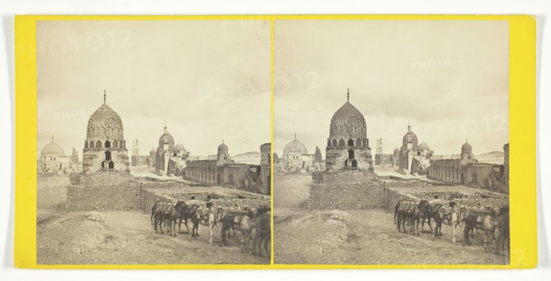 Egypt - Cairo, Tombs of the Caliphs, 1869. Creator: Frank Mason Good.