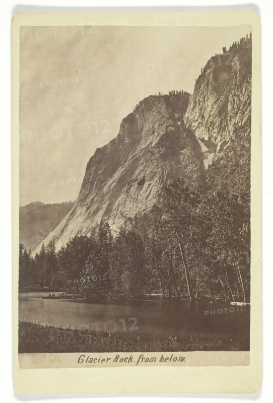 Glacier Rock from below, 1866/99. Creator: G. Fagersteen.