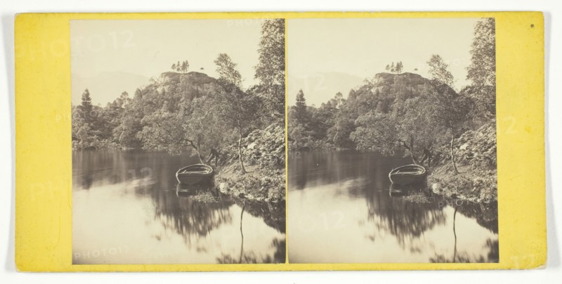Loch Katrine, looking West, Mid 19th century. Creator: George Washington Wilson.