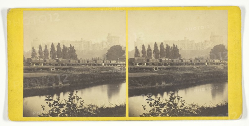 Windsor Castle - The North Terrace, Mid 19th century. Creator: George Washington Wilson.