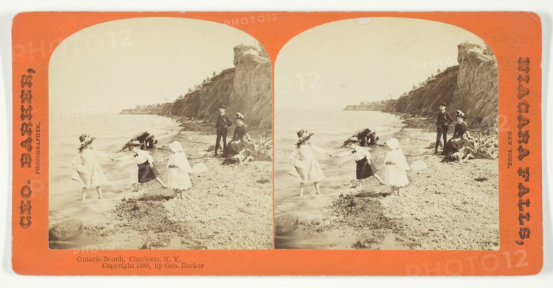 Ontario Beach, Charlotte, N.Y., 1888. Creator: George Barker.