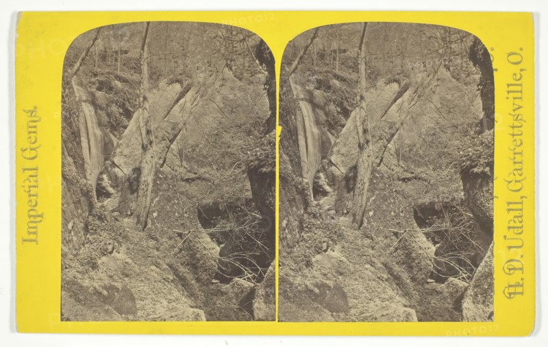 Nourmahal Cascade, from the South, 1875/99. Creator: H. D. Udall.