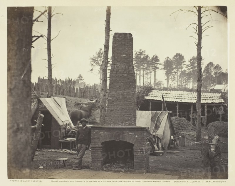 Incidents of the War: Breaking Camp, May 1864. Creator: James Gardner.