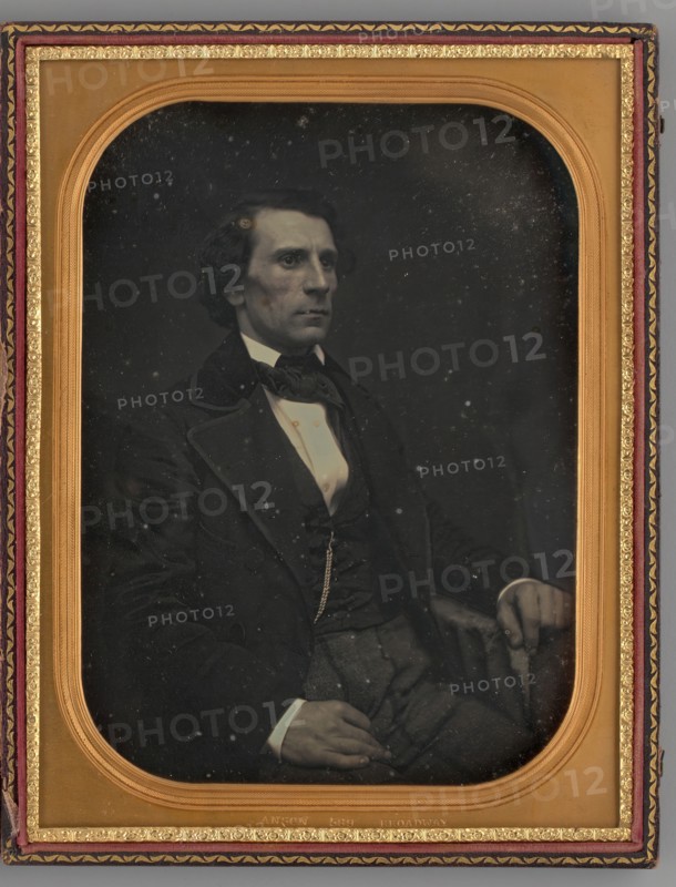 Untitled (Portrait of a Seated Man), 1855. Creator: Rufus Anson.