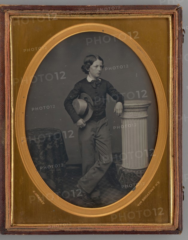 Untitled (Portrait of Standing Boy), 1857. Creator: Jeremiah Gurney.