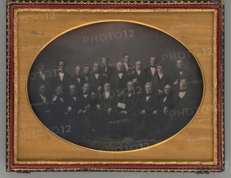 Untitled (Group Portrait of Men), 1852. Creator: John Adams Whipple.
