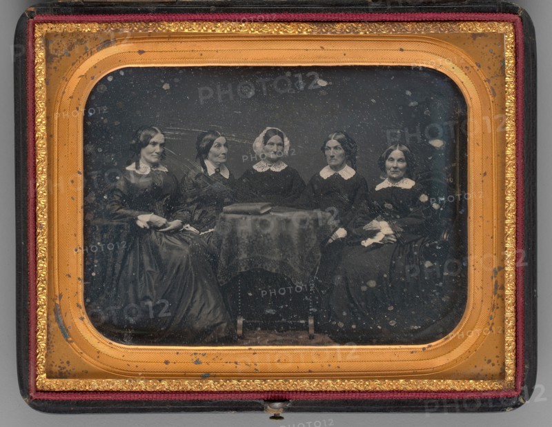 Untitled (Stone Sisters, Lincoln, Massachusetts), 1850. Creator: John Adams Whipple.