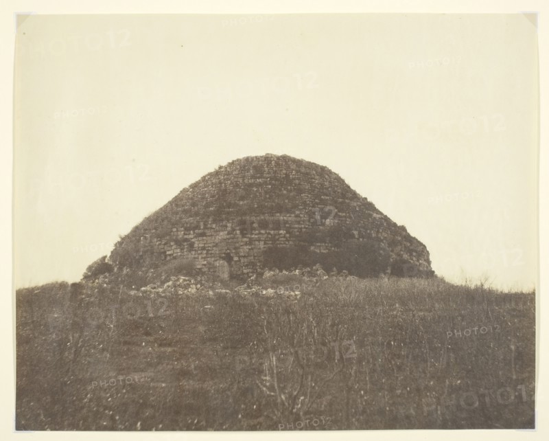 Tombeau de la chrétienne. Vue du côté nord. (Tomb of the Christian Woman...), 1855. Creator: John Beasley Greene.