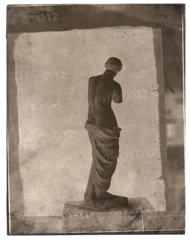 Untitled [Still life with a statuette of the Venus de Milo], 1852-53. Creator: John Beasley Greene.