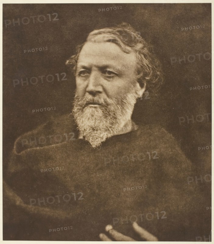 Robert Browning, 1865, printed 1875. Creator: Julia Margaret Cameron.