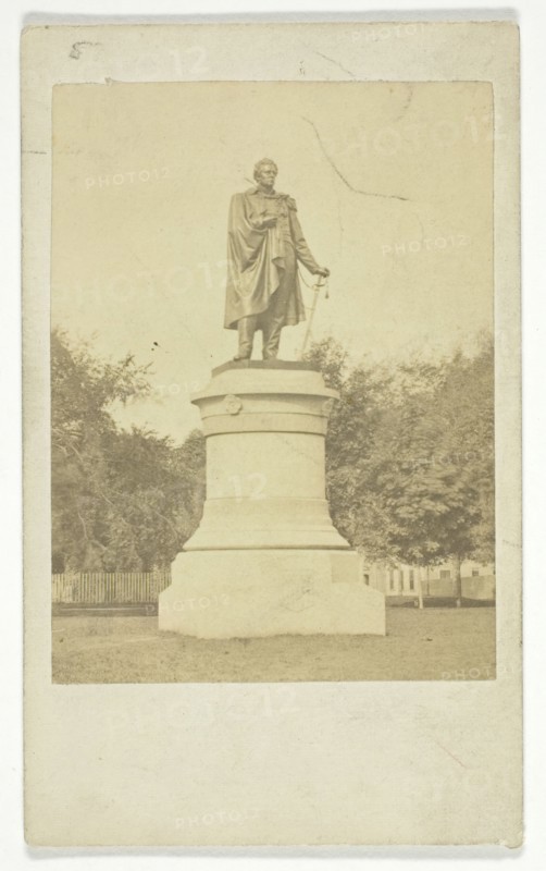 Statue of Commodore Matthew Perry, 1850/89. Creator: Joshua Appleby Williams.