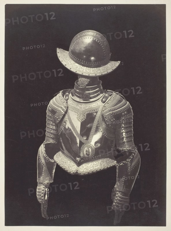 Musket-Proof Half Armor of King Philip III (Media Armadura a Prueba de Mosquete...), c. 1868. Creator: Juan Laurent.