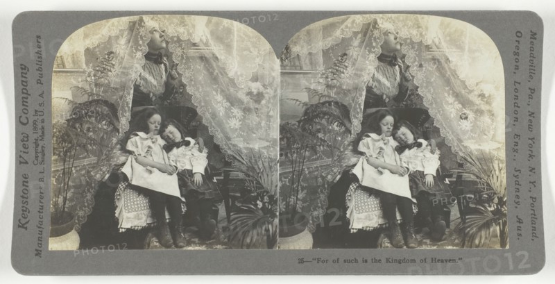 For of such is the Kingdom of Heaven, 1899. Creator: Keystone View Company.