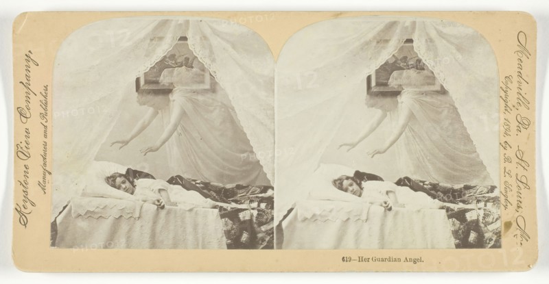 Her Guardian Angel, 1894. Creator: Keystone View Company.