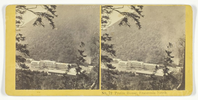 Profile House, Franconia Notch, 1855/75. Creators: Kilburn Brothers, BW Kilburn.