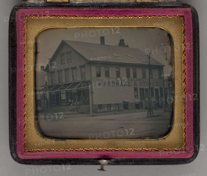Untitled (Commercial Building, Bridgewater, Massachusetts), 1855. Creator: L. Bradford Howard.