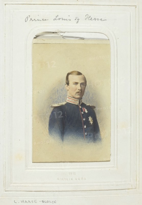 Prince Louis of Hesse, 1860-69. Creator: L. Haase & Company.